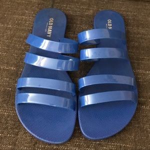 Old navy sandals blue 8